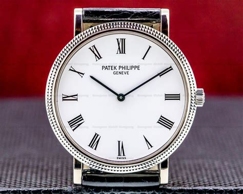 patek philippe calatrava white gold used|patek philippe calatrava price.